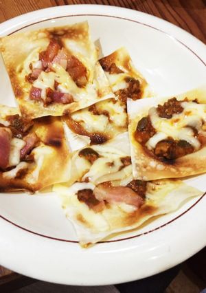 しゅうまいの皮でとっても美味しいピッツァ-レシピのメイン写真