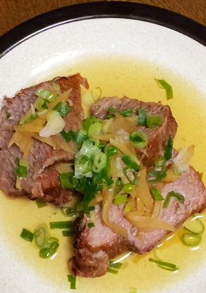 豚肩ロースかたまりの生姜煮-レシピのメイン写真
