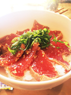 胡麻ダレが美味しい!カツオ丼-レシピのメイン写真