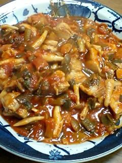 ヘルシー鶏モモ肉の和風トマト煮-レシピのメイン写真
