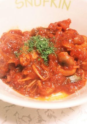 豚バラブロックの白ワインでトマト煮-レシピのメイン写真