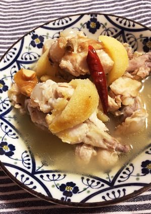 手羽元の鶏ガラレモン煮-レシピのメイン写真