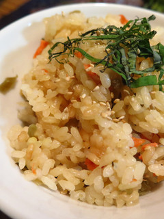 高菜と鮭の炊き込みご飯-レシピのメイン写真