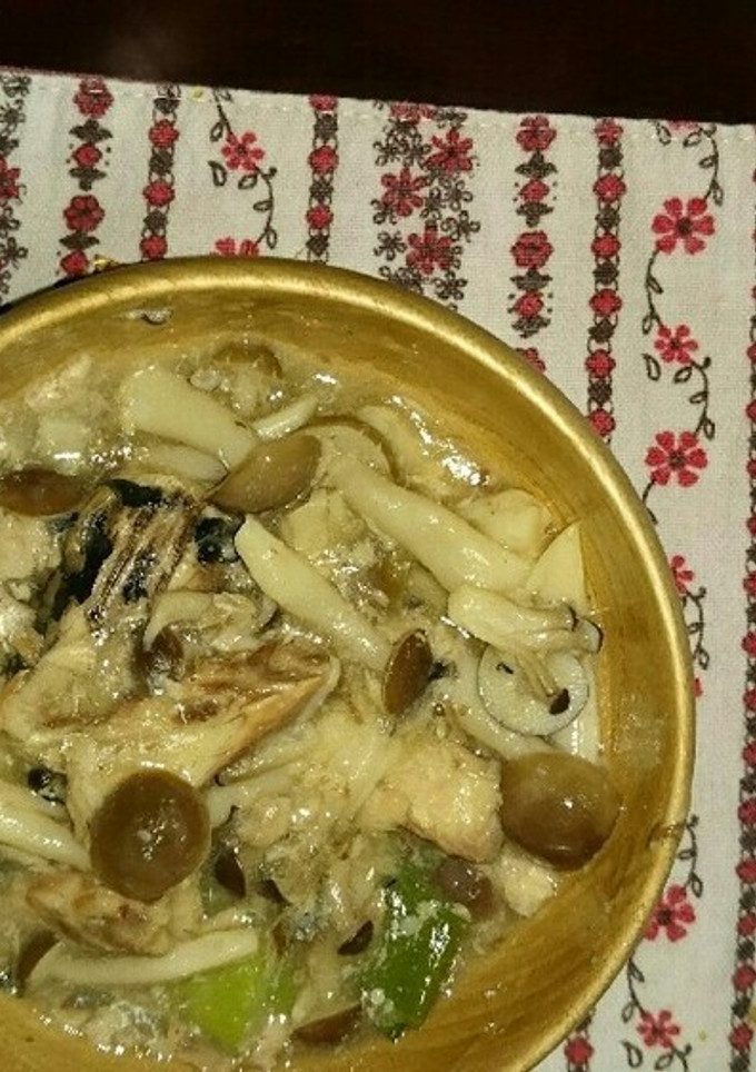 すぐできる！さば缶ときのこの簡単煮物-レシピのメイン写真