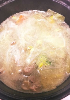 ズボラ野菜と豚肉のスープ-レシピのメイン写真