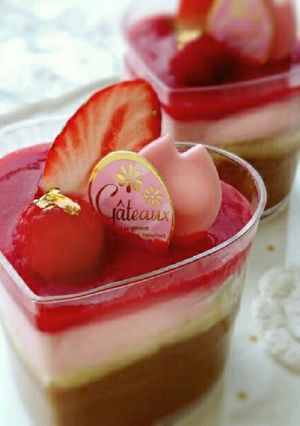 ラズベリームース✾チョコムース-レシピのメイン写真