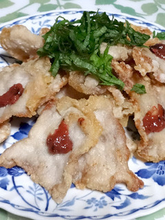 豚肉の唐揚げ 山海ぶしのせ-レシピのメイン写真