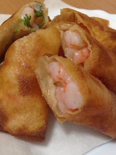 簡単!エビチリ春巻き-レシピのメイン写真