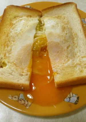 巣籠もりたまご☆トースト-レシピのメイン写真