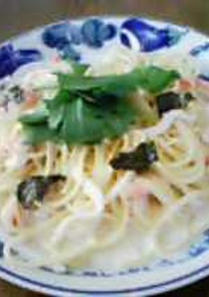 ★甘エビとイカのクリームパスタ★-レシピのメイン写真