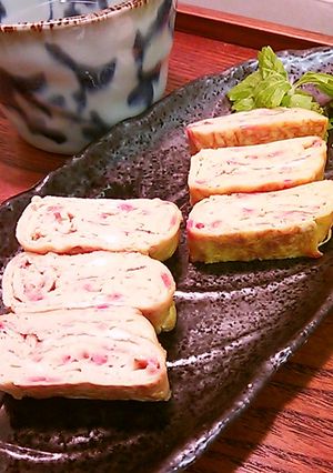 春・桜海老の卵焼き-レシピのメイン写真