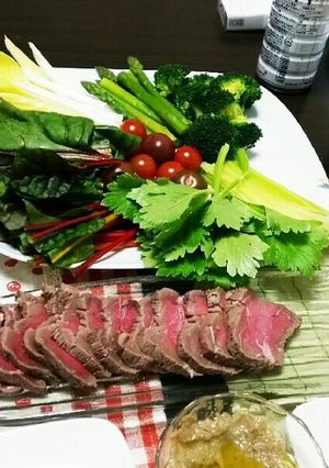 簡単フライパン&アルミローストビーフ-レシピのメイン写真
