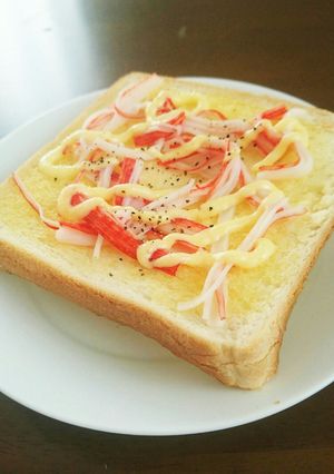 カニカマトースト-レシピのメイン写真