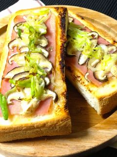 岐阜名物、ほうば味噌風トースト-レシピのメイン写真