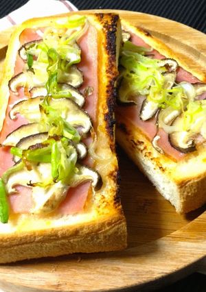岐阜名物、ほうば味噌風トースト-レシピのメイン写真