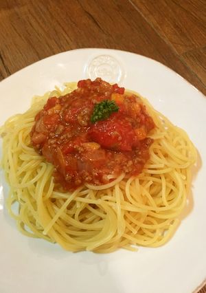 コトコト♪自家製自慢のミートソース作り♪-レシピのメイン写真