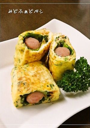 簡単お弁当✿春キャベツのチーズオムレツ-レシピのメイン写真