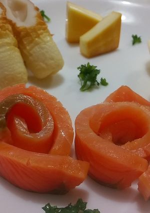 スモークサーモン-レシピのメイン写真