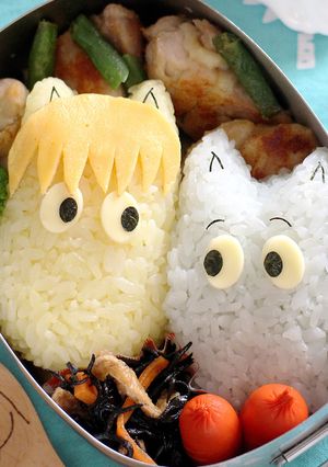 キャラ弁☆ムーミンとフローレン-レシピのメイン写真