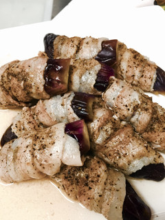 ナスの肉巻き。電子レンジで簡単!-レシピのメイン写真
