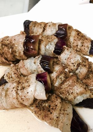 ナスの肉巻き。電子レンジで簡単！-レシピのメイン写真