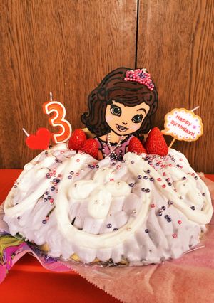 プリンセスソフィア ドールケーキ-レシピのメイン写真