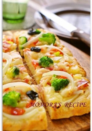 HMで簡単ランチ♡ヨーグルトフォカッチャ-レシピのメイン写真