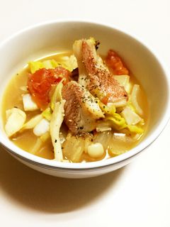 白身魚とキャベツのバタートマト煮-レシピのメイン写真
