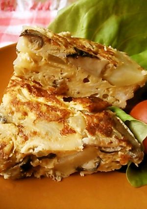 塩糀でおいしく☆椎茸トルティージャ-レシピのメイン写真