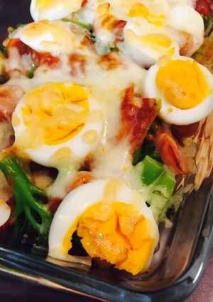 ブロッコリーとゆで卵のミートソース焼き-レシピのメイン写真