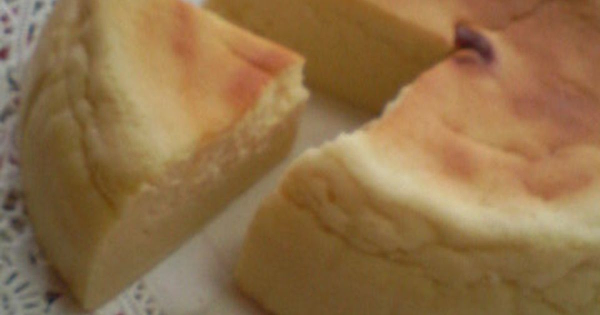 さっぱり風味の小さなスフレチーズケーキ♪ by なごなご