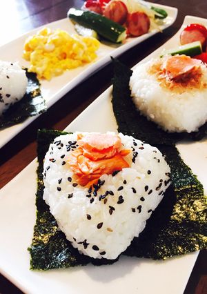 朝食 おにぎり-レシピのメイン写真