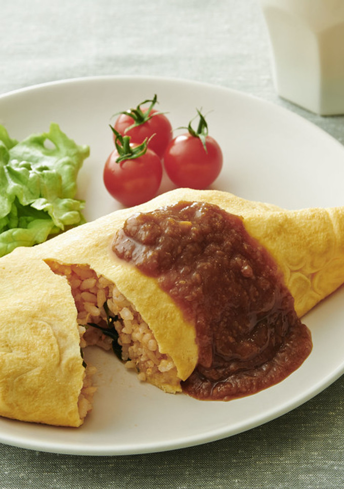 時短で定番朝食☆和風オムライス♪-レシピのメイン写真