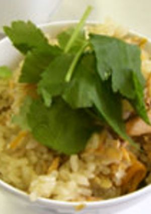 ビワマスの炊き込みご飯-レシピのメイン写真