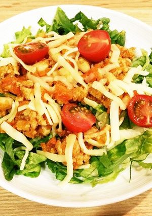 豆入りタコライス-レシピのメイン写真