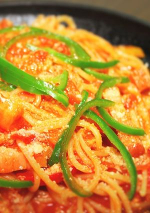 鶏味塩 de 大人味のナポリタン-レシピのメイン写真