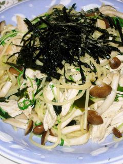 しめじとささみの和風パスタ♪-レシピのメイン写真