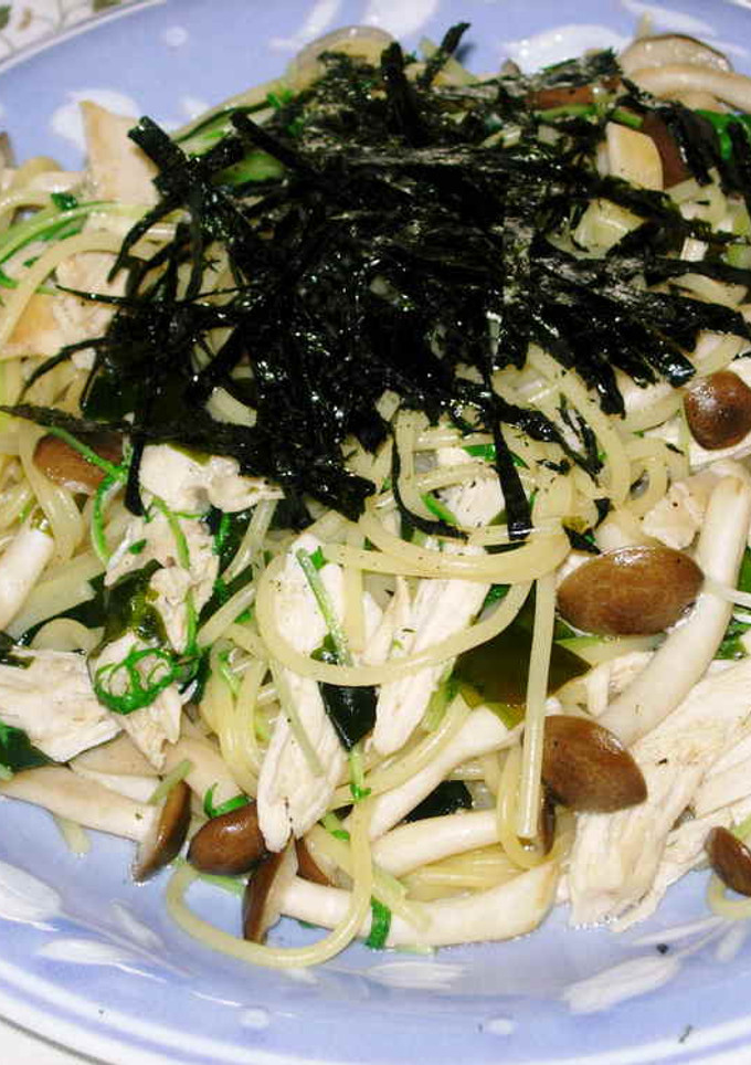 しめじとささみの和風パスタ♪-レシピのメイン写真