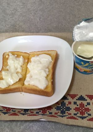 ヨーグルトースト♪-レシピのメイン写真