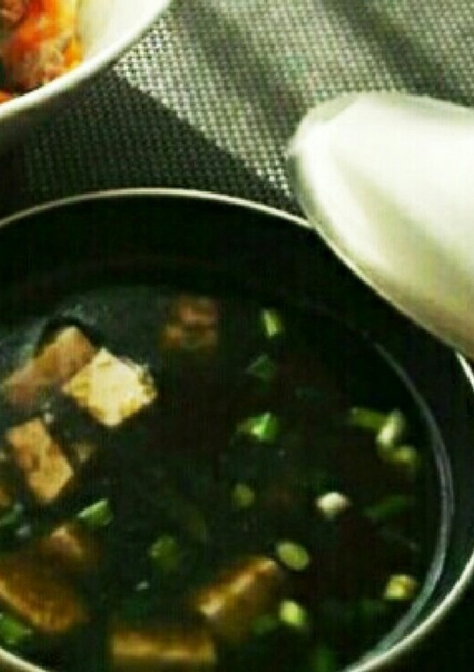 とろとろ♥のりと豆腐の韓国スープ♥-レシピのメイン写真
