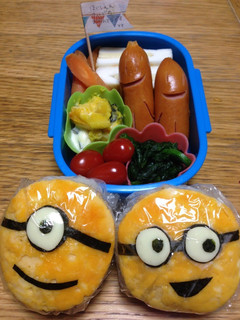 ミニオン@簡単キャラ弁-レシピのメイン写真