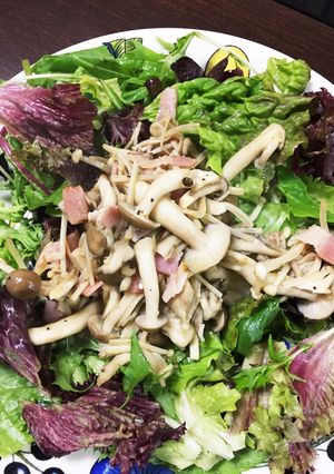 きのこ ホットサラダ しめじ 舞茸-レシピのメイン写真