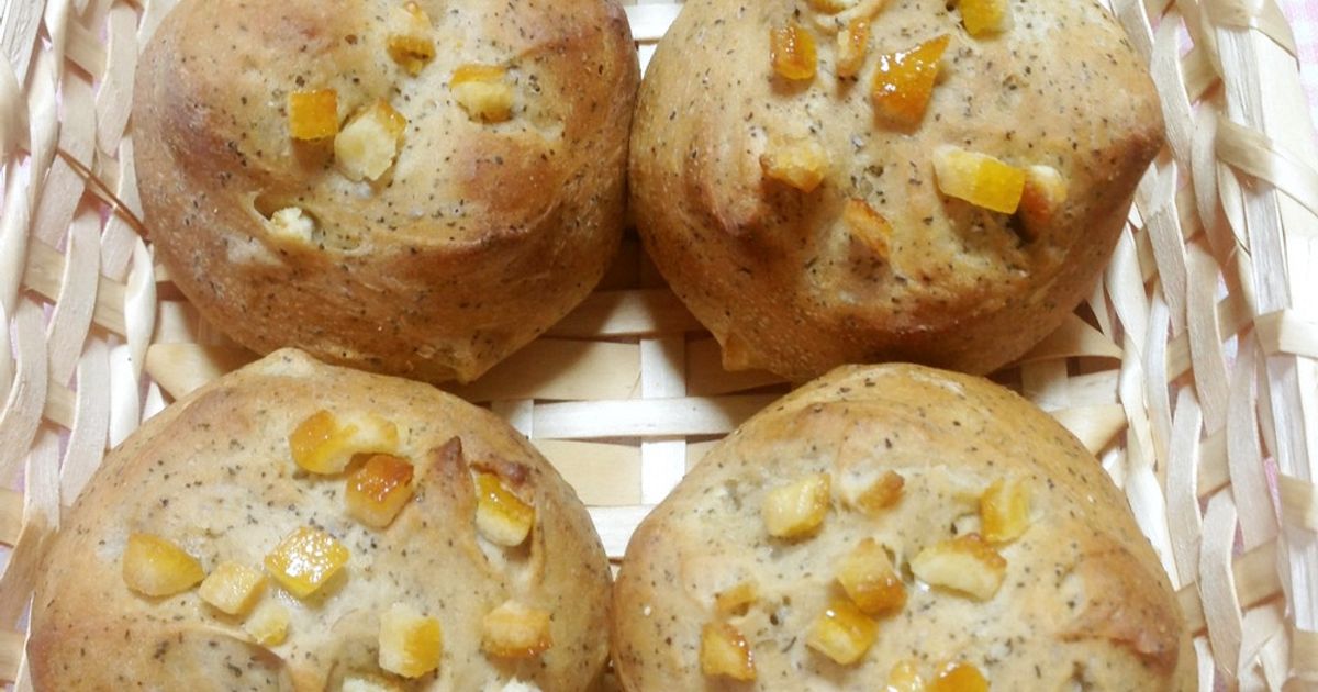 オレンジピール入りミルクティパン by せつみか 【クックパッド】 簡単