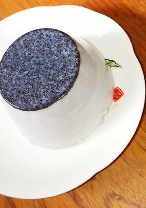 黒ごまプリン-レシピのメイン写真