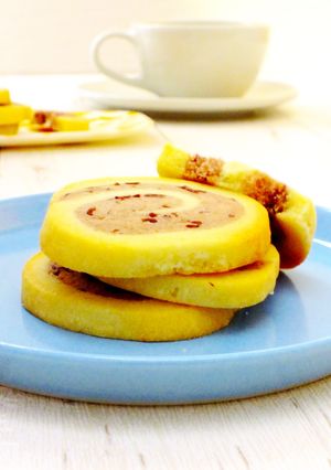 材料3つの【簡単】あんこクッキー◎-レシピのメイン写真