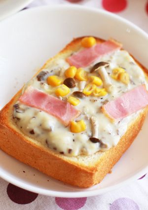 風味最高☆きのこクリームトースト-レシピのメイン写真