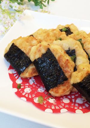 揚げずにヘルシー♡磯辺焼きナゲット-レシピのメイン写真