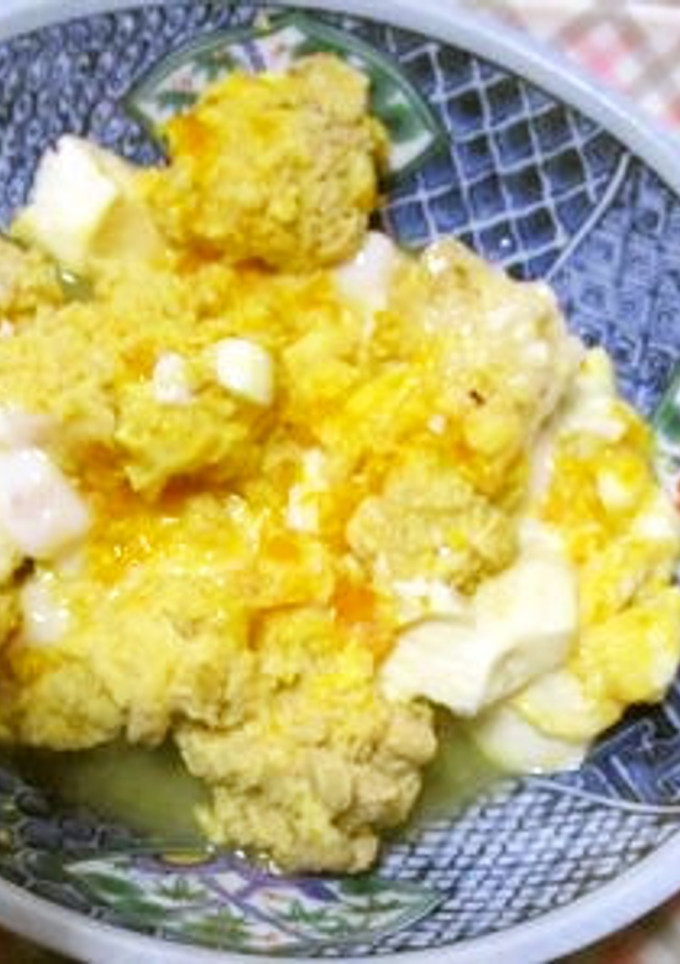 魚卵の卵とじ-レシピのメイン写真