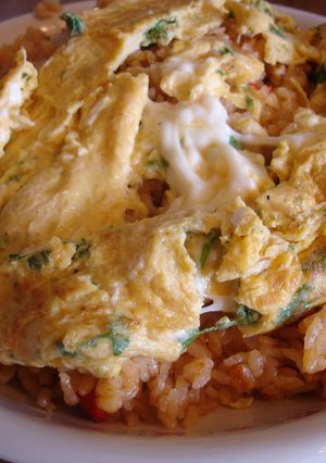 炊飯器＆パスタソースでオムライス♪-レシピのメイン写真