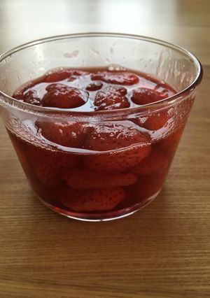 レンジでいちごこコンフィ-レシピのメイン写真